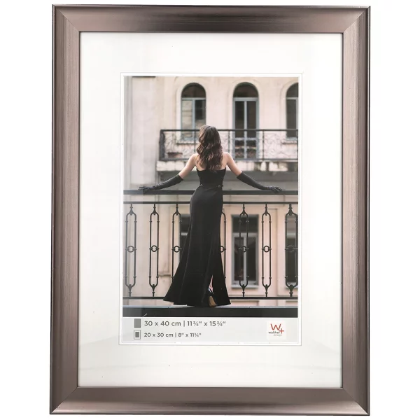Cadre en plastique Venise 13x18 cm | acier | verre standard (2 mm)