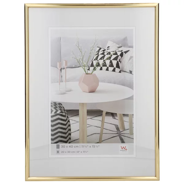 Cadre en plastique Galeria 9x13 cm | or | verre standard (2 mm)