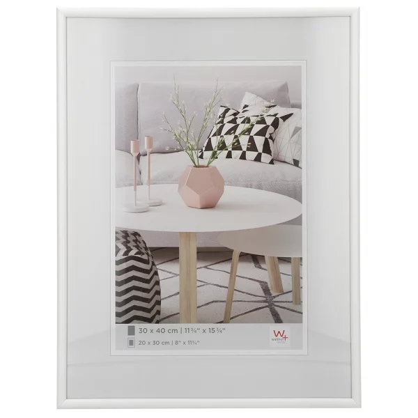 Cadre en plastique Galeria 9x13 cm | blanc | verre standard (2 mm)