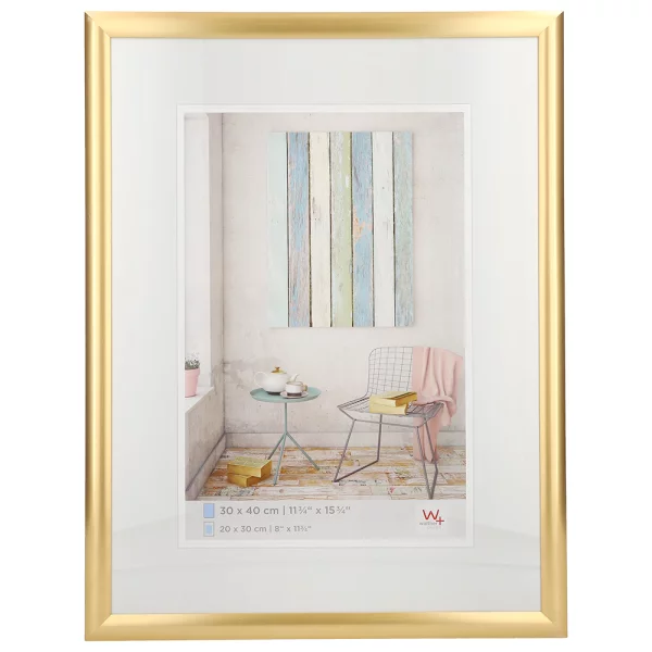 Cadre en plastique Trendstyle 10x15 cm | or | verre standard (2 mm)