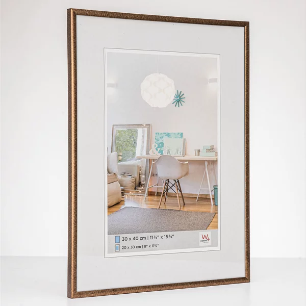 Cadre en plastique New Lifestyle 10x15 cm | bronze | verre standard (2 mm)