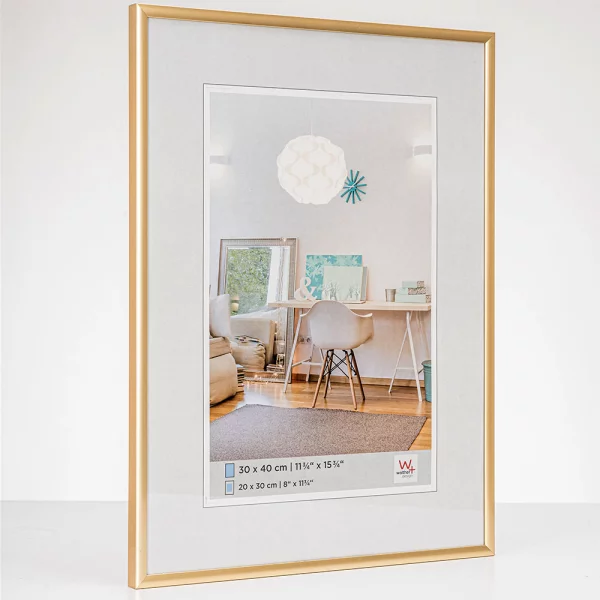 Cadre en plastique New Lifestyle 10x15 cm | or | verre standard (2 mm)