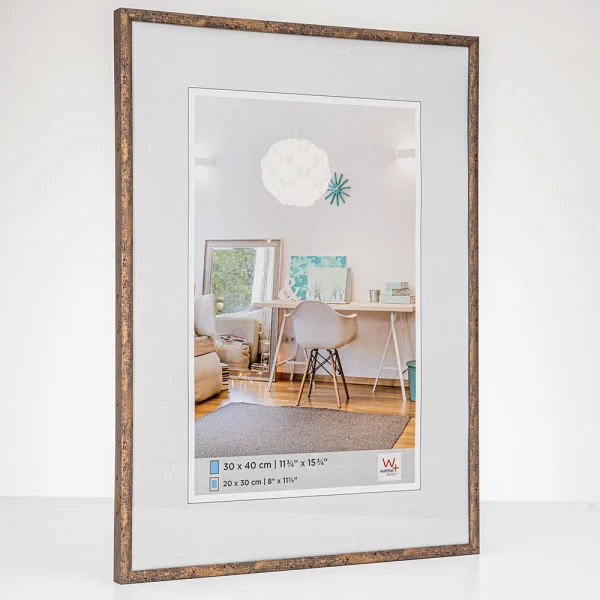 Cadre en plastique New Lifestyle 50x70 cm | taupe | verre standard (2 mm)