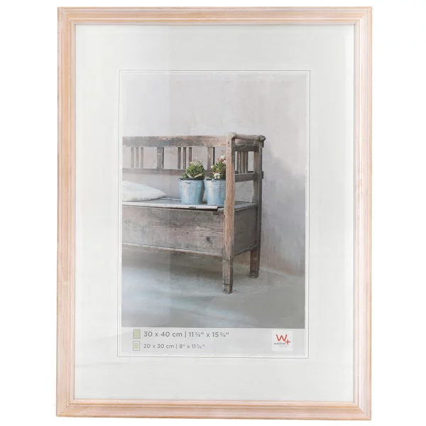 Cadre en bois Bench 10x15 cm | brun | verre standard (2 mm)