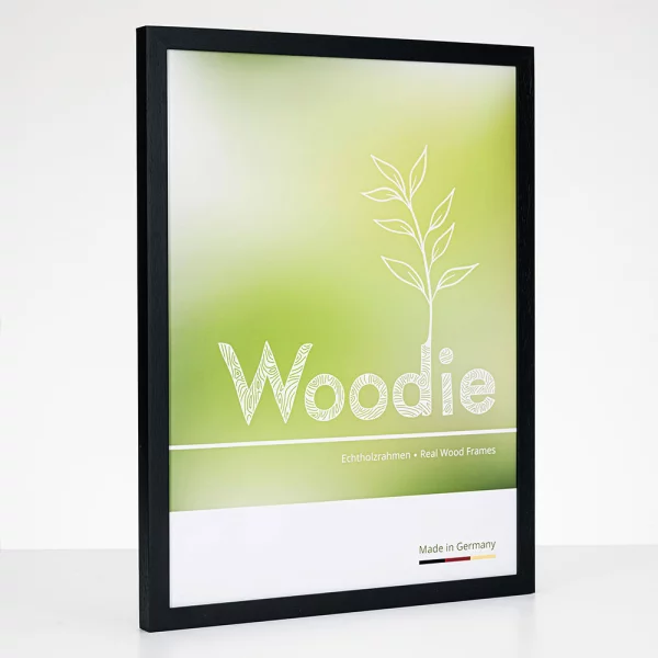 Cadre en bois Jasmund 9x9 cm | noir | verre standard