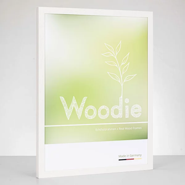 Cadre en bois Jasmund 9x9 cm | blanc glacé | verre standard