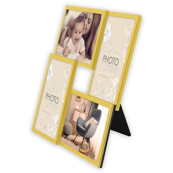 Collagerahmen Elmar 4x10x15 cm | Gold | Normalglas (2 mm)