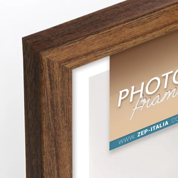 Holz Bilderrahmen Vivan 13x18 cm | Braun | Normalglas (2 mm)