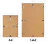 Thumbnail von Aluminium-Bilderrahmen Merkur inkl. Passepartout (Creme) Bild 4