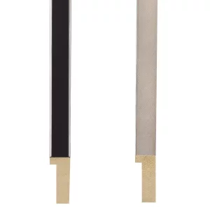 Holzrahmen GRAMERCY 1,4 nach Maß Black | Normalglas (2 mm)