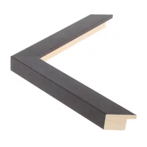 Holzrahmen WOODLAND III 13x18 cm | Ebenholz foliert | Normalglas (2 mm)