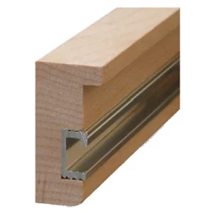 Holz-Bilderrahmen Nemesis nach Maß Ahorn natur lasiert | Normalglas (2 mm)