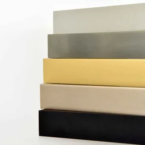 Alu-Bilderrahmen Bellatrix nach Maß Altsilber | Normalglas (2 mm)