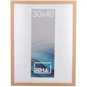 Holz-Bilderrahmen Hamal - nach Maß Buche natur lasiert | Normalglas (2 mm)