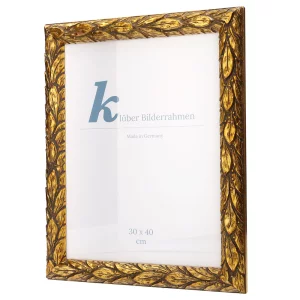 Barock-Bilderrahmen Cadiz 20x30 | Gold | Normalglas (2 mm)