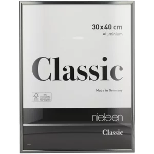 Alurahmen Classic 18x24 cm | Contrastgrau | Normalglas (2 mm)