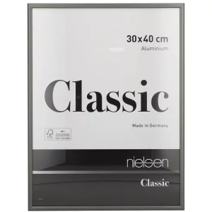 Alurahmen Classic 18x24 cm | Platin | Normalglas (2 mm)