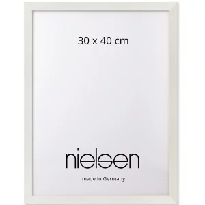 Holzleiste Loft 15 nach Maß Naturweiß | Normalglas (2 mm)