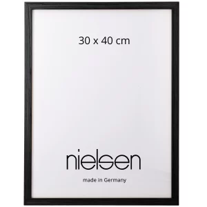 Holzleiste Loft 15 nach Maß Rabenschwarz | Normalglas (2 mm)