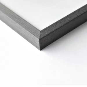 Holzrahmen Quadrum 50x70 cm | Grau | Normalglas (2 mm)