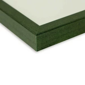 Holzrahmen Quadrum 50x70 cm | Grün | Normalglas (2 mm)