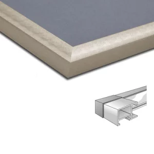 Aluminiumleiste Profil 97 21x29,7 cm (A4) | Florentiner Silber | Normalglas (2 mm)