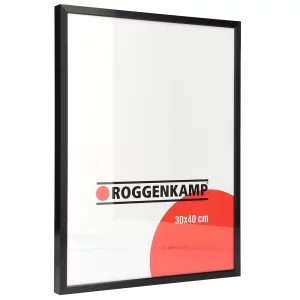 Alu-Bilderrahmen Profil K 21x29,7 cm (A4) | schwarz | Normalglas (3 mm)