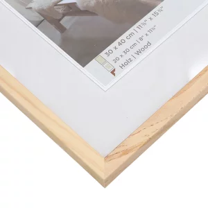 Holz-Bilderrahmen Pepper 13x18 cm | kiefer | Normalglas (2 mm)