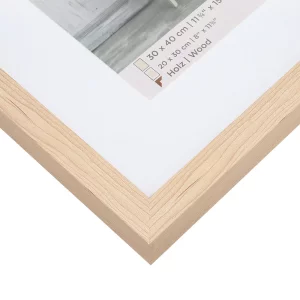 Holz-Bilderrahmen Stockholm 10x15 cm | buche | Normalglas (2 mm)