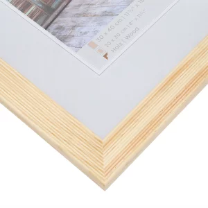 Holz-Bilderrahmen Grado 24x30 cm | natur | Normalglas (2 mm)