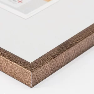 Kunststoff-Bilderrahmen New Lifestyle 13x18 cm | Bronze | Normalglas (2 mm)