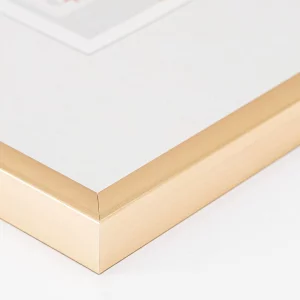 Kunststoff-Bilderrahmen New Lifestyle 13x18 cm | Gold | Normalglas (2 mm)