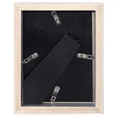 Houten lijst Apollon met passe-partout 13x18 cm (10x15 cm) | zilver | normaal glas (2 mm)