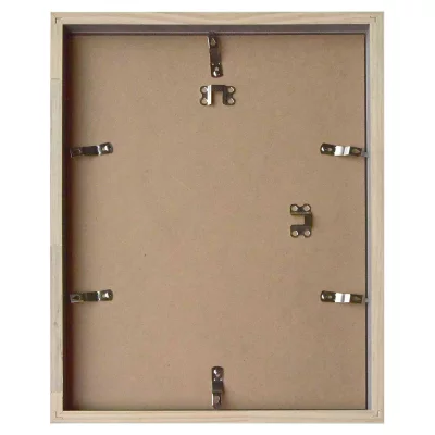 Houten kader Apollon met passe-partout 30x40 cm (21x29,7 cm) | zilver | normaal glas (2 mm)