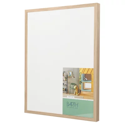 Aluminum kader serie 1125 60x70 cm | eink, echt fineer, natuur | normaal glas (2 mm)