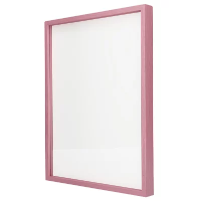 Thumbnail von Alu-Bilderrahmen Barth NXT mit Distanzleiste, Serie 1131 - Maßanfertigung Pink - Furnier Holzoptik Bild 4