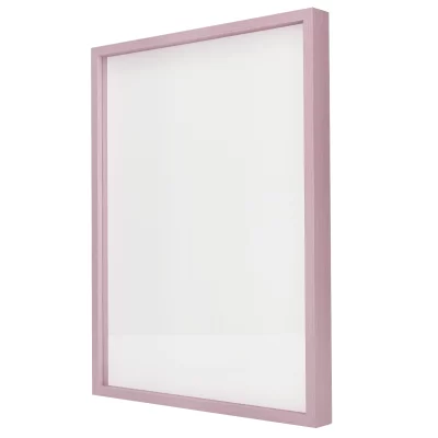 Thumbnail von Alu-Bilderrahmen Barth NXT mit Distanzleiste, Serie 1131 - Maßanfertigung Rosa - Furnier Holzoptik Bild 4
