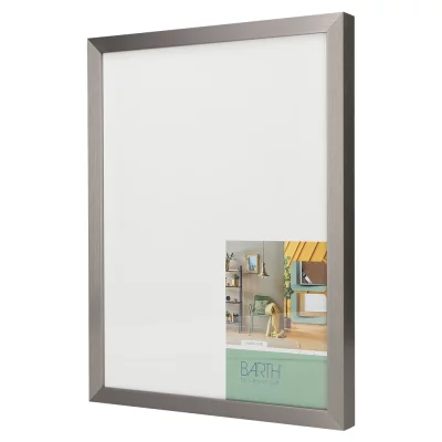 Alu-Wechselrahmen Serie 1828 70x70 cm | Bronze hell gebürstet | Normalglas (2 mm)