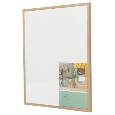 Aluminium fotolijst BARTH serie 916 45x60 cm | eink, echt fineer, natuur | normaal glas (2 mm)