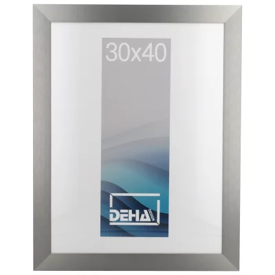 Rama aluminiowa Antares na wymiar kontrastowy szary | szkło standardowe (2 mm)