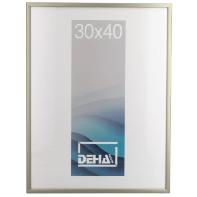 Aluminiumsbilderamme Superba 42x59,4 cm (A2) | Gammelsølv | Normalglass (2 mm)