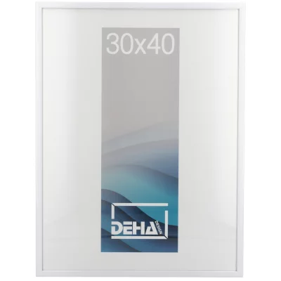 Aluminiumsbilderamme Superba 42x59,4 cm (A2) | Hvit RAL 9016 | Normalglass (2 mm)