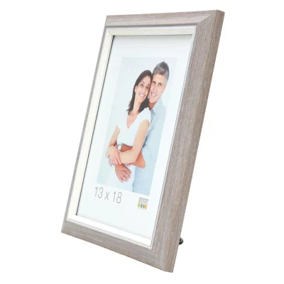 Kunststof kader Olaf 13x13 cm | beige | normaal glas (2 mm)