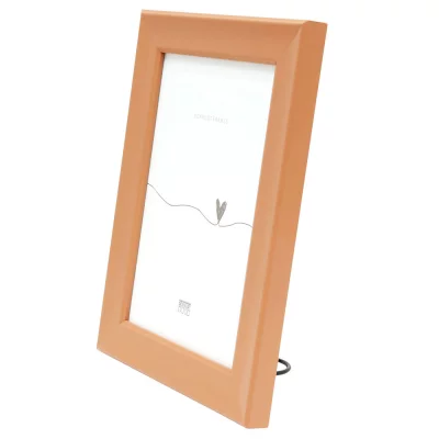 Drewniana rama do obrazu Evergem 10x15 cm | terakota | szkło standardowe (2 mm)