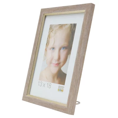 Rama z tworzywa sztucznego do obrazu Buvingen 30x40 cm | beżowy | szkło standardowe (2 mm)