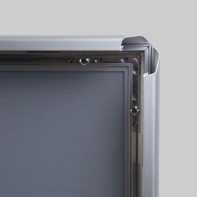 Kliklijst, 32 mm met diefstalzekering 59,4x84,1 cm (A1) | hoeken in verstek | kunstglas, gematteerd (1 mm)