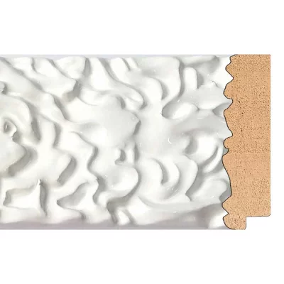 Barok kader Julia 20x30 cm | wit | kunstglas (1 mm)