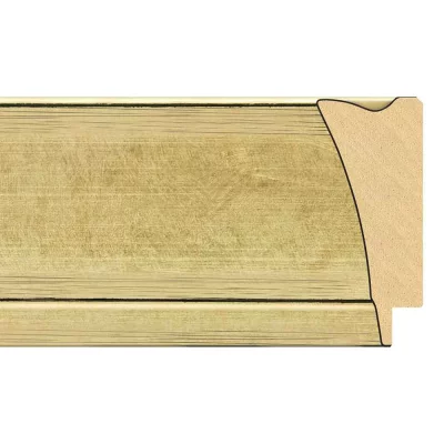 Barok kader Isa 15x20 cm | goud | kunstglas (1 mm)