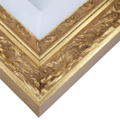 Exclusieve houten kader Hirste 29,7x42 cm (A3) | goud | normaal glas (2 mm)