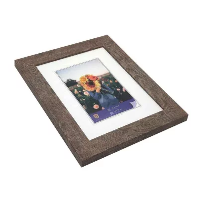 Kunststof kader Dahlia 10x15 cm | bruin | normaal glas (2 mm)